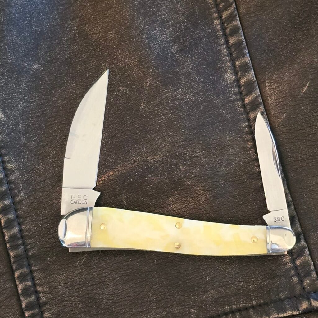 Great Eastern Cutlery #380225 Yellow Snow Acrylic knife for sale