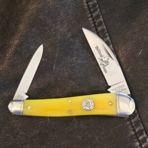 Great Eastern Cutlery #380225 Smooth Yellow Rose Bone "S"
