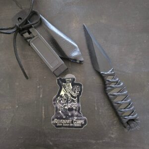 Revenant Corps G10 Small Shanghai Black on Black w/ Belt Clip Sheath
