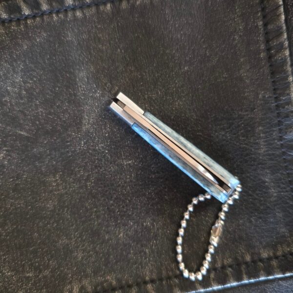 Rough Rider Blue Bone Mini 2" Keychain Knife