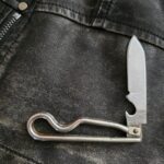 Vintage & Rare Geo. Schrade B'PORT CT Metal Handle KNIFE 1942 WWII