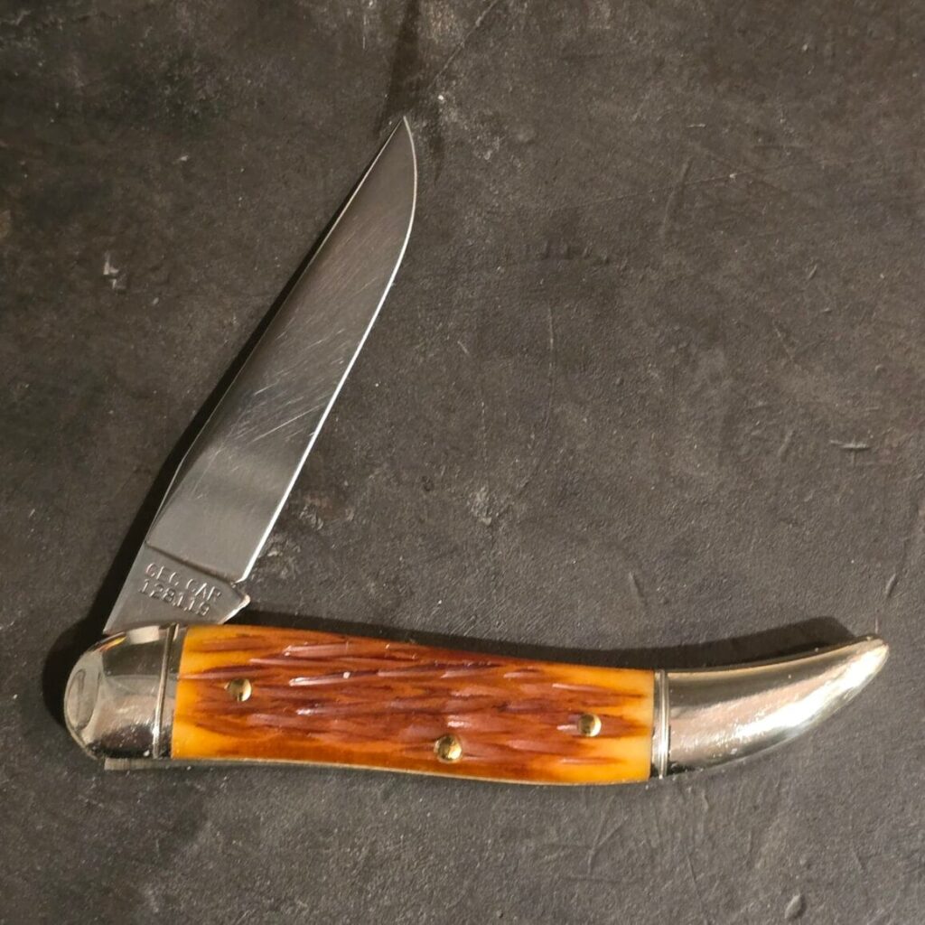 GEC #128119 Copperhead Pony Cut Bone knife for sale