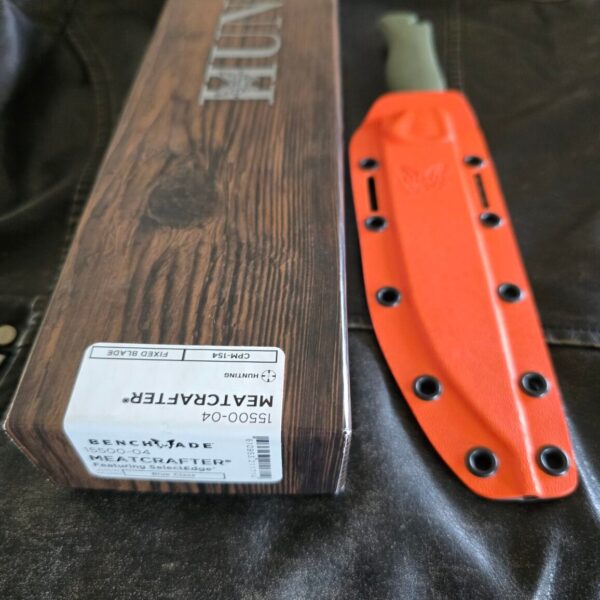 Benchmade 6" Meatcrafter 15505-04 Select Edge Fixed Blade in CPM-154