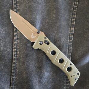 Benchmade 273FE-2 Mini Adams in OD Green G10 CPM CRUWEAR