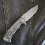 Hinderer Knives Project X S45VN Clip Point Tri-Way Battle Bronze Black G10