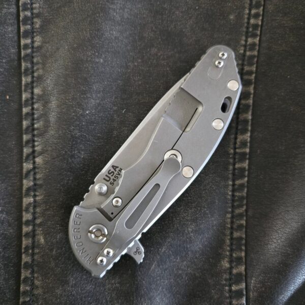 Hinderer Knives XM-24 4" Spearpoint Tri-Way Working Finish OD Green G10