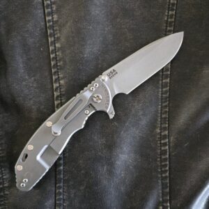 Hinderer Knives XM-24 4" Spearpoint Tri-Way Working Finish OD Green G10