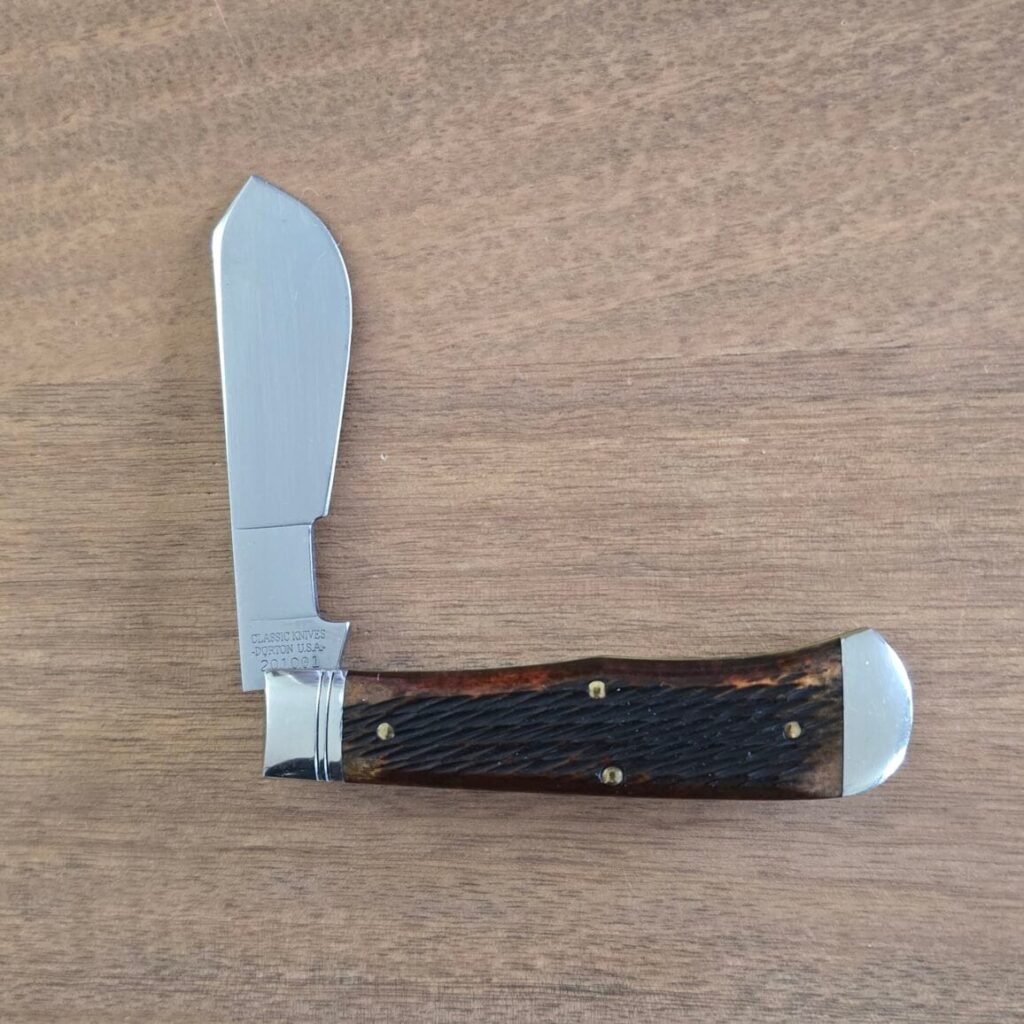 Great Eastern Cutlery #383215 Ole Jack Krack-A-Jack Antique Yellow Pick Bone knife for sale
