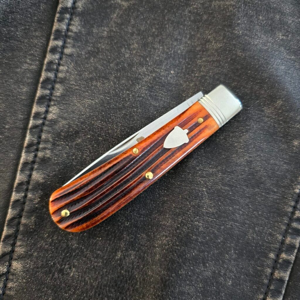Great Eastern Cutlery #745116 Burnt Orange Jigged Bone – gallery image 2