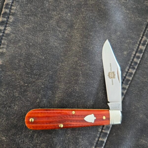 Great Eastern Cutlery #151116 Burnt Orange Jigged Bone