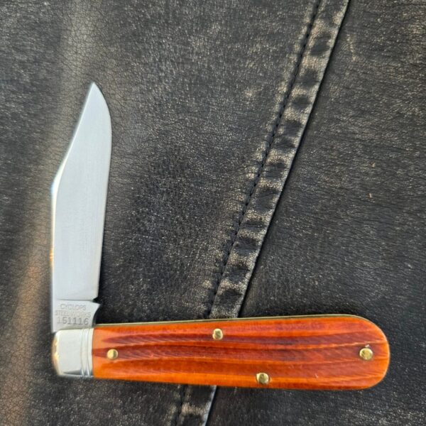 Great Eastern Cutlery #151116 Burnt Orange Jigged Bone