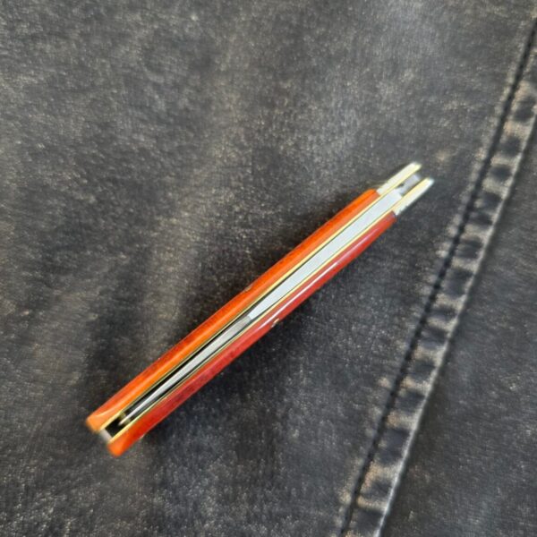 Great Eastern Cutlery #151116 Burnt Orange Jigged Bone