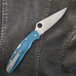 Spyderco Police 4 FRN in Blue G10 and K390 C07FP4K390 W/ Lynch Clip (gently used) knife for sale
