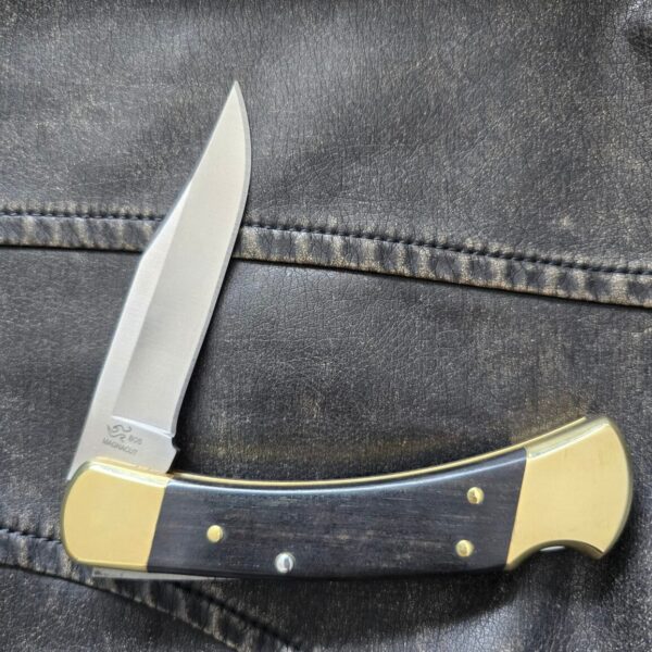 Buck 110 Folding Hunter Knife - Ebony  ELMAX 0110BRS15-B