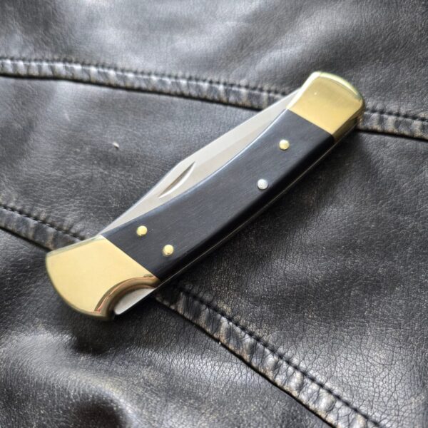 Buck 110 Folding Hunter Knife - Ebony  ELMAX 0110BRS15-B