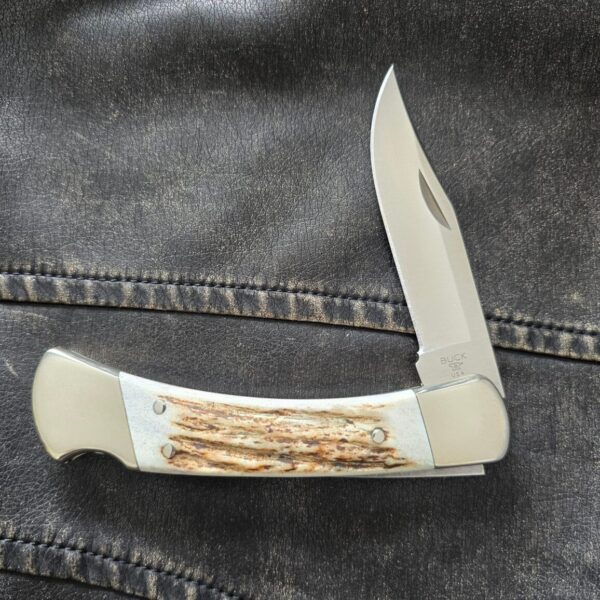 Buck USA 110 Folding Hunter Knife -Stag Custom Knife Shop BOS S30V