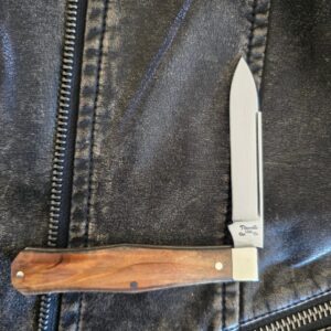 Titusville Cutlery Lexingtonian in Holy Olive Wood and 1095 Carbon by Daniels 03/2025 (1 of 15)