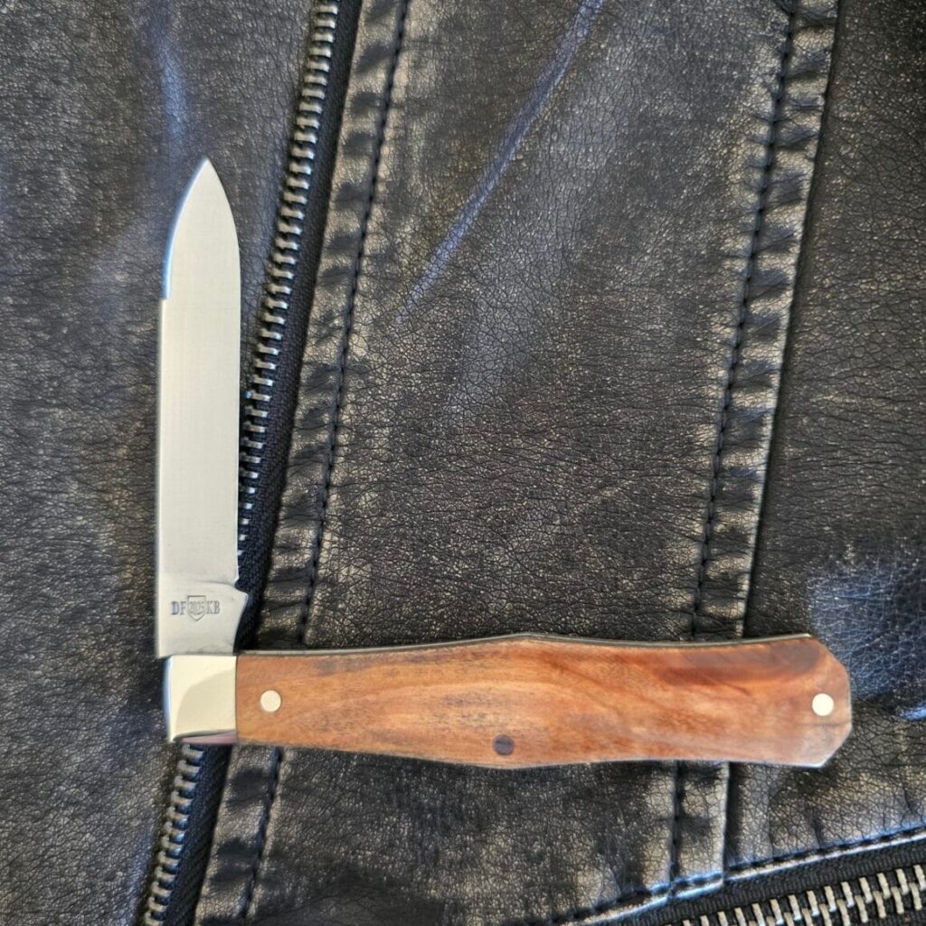 Titusville Cutlery Lexingtonian in Holy Olive Wood and 1095 Carbon by Daniels 03/2025 (1 of 15) – gallery image 4