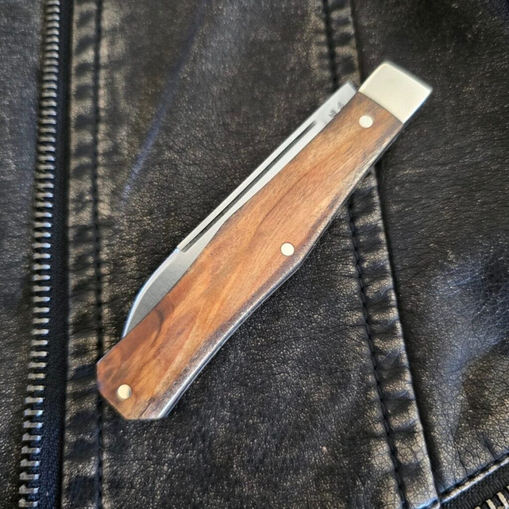 Titusville Cutlery Lexingtonian in Holy Olive Wood and 1095 Carbon by Daniels 03/2025 (1 of 15) – gallery image 2