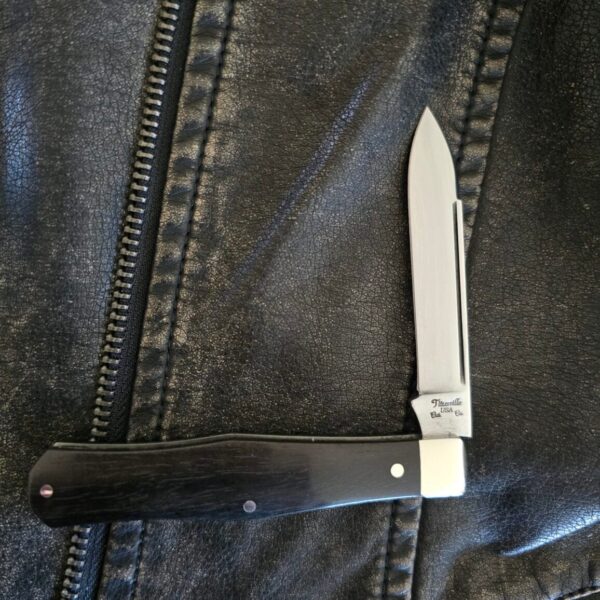 Titusville Cutlery Lexingtonian in Gaboon Ebony Wood and 1095 Carbon by Daniels 03/2025 (1 of 15) – gallery image 1