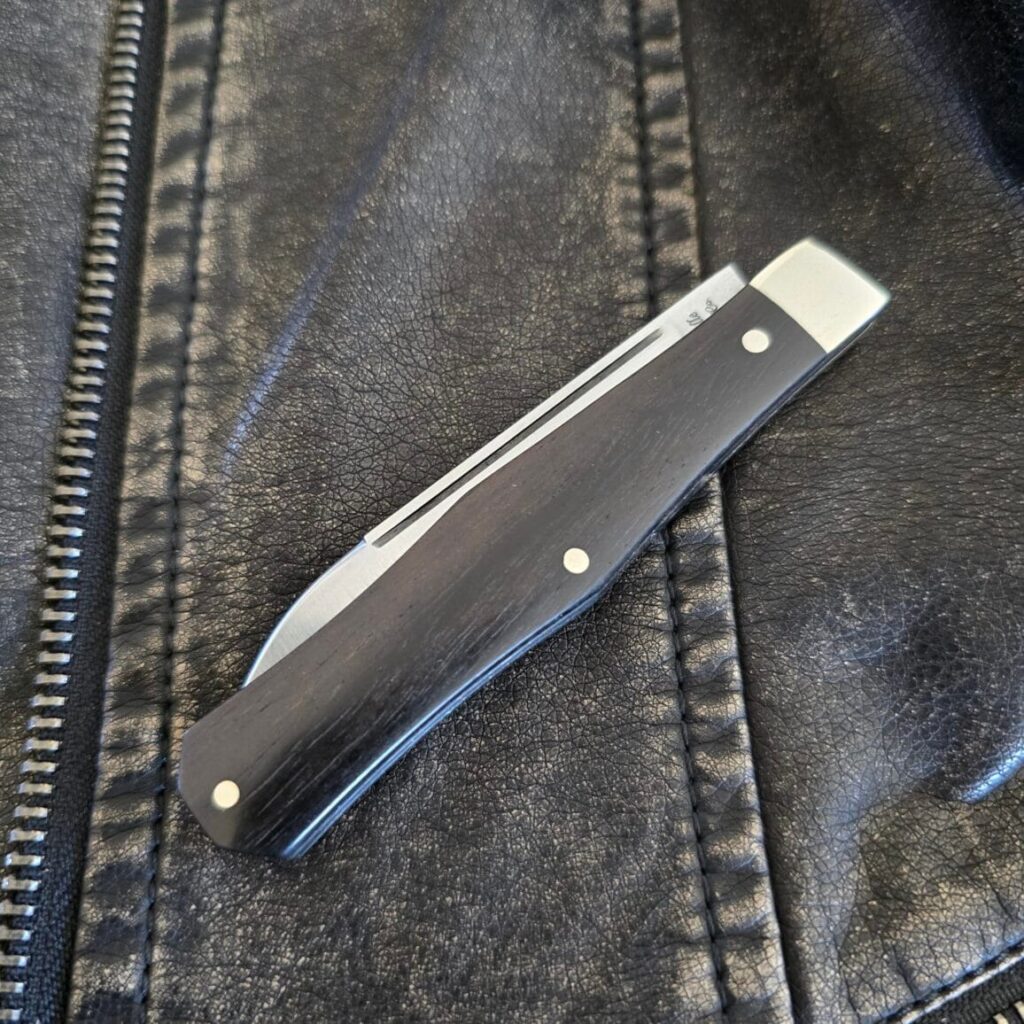 Titusville Cutlery Lexingtonian in Gaboon Ebony Wood and 1095 Carbon by Daniels 03/2025 (1 of 15) – gallery image 2