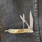 Case XX USA Orvis Exclusive With Tin Stag Peanut #5520RSC SS (2012) knife for sale