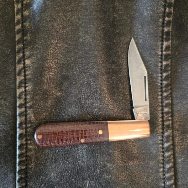 Boker Barlow Solingen SMKW Exclusive Copper Burlap Micarta O1 Tool Steel 111517 – gallery image 1