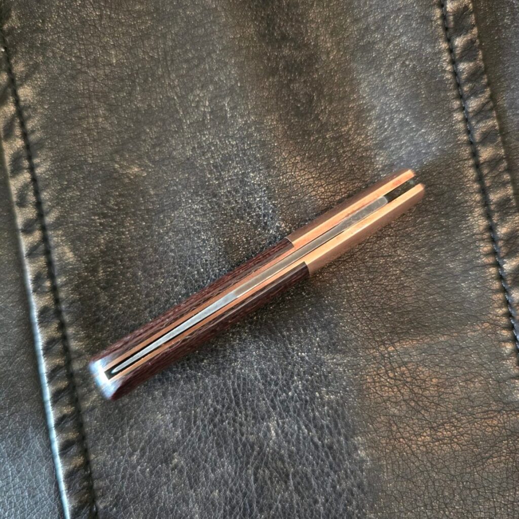Boker Barlow Solingen SMKW Exclusive Copper Burlap Micarta O1 Tool Steel 111517 – gallery image 4