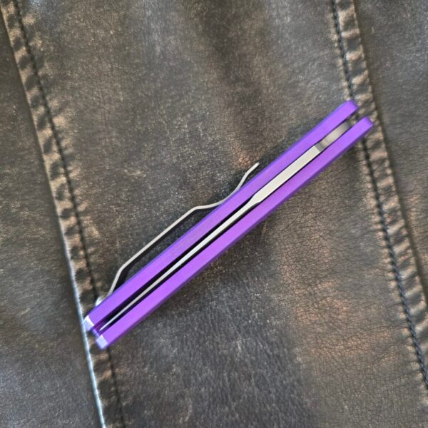 Protech Godson Bead Blasted Blade, Plain Edge 720 Purple (gently used)