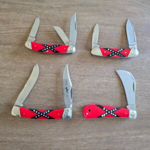 Rough Ryder Dixi Land Set of 4 Slip Joint Knives