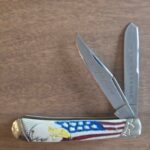 Rough Rider Trapper in White Jigged Bone Patriotic Eagle