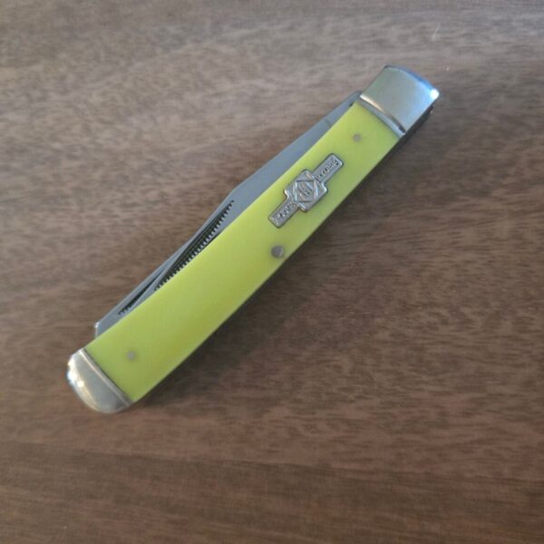 Rough Rider Trapper in Neon Yellow Synthetic