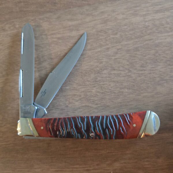 Rough Rider Trapper in Brown Jigged Bone