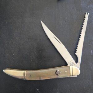 E.C. Simmons Large Toothpick /Fish Knife in Ox Horn