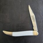 Marbles Large Toothpick in White Bone