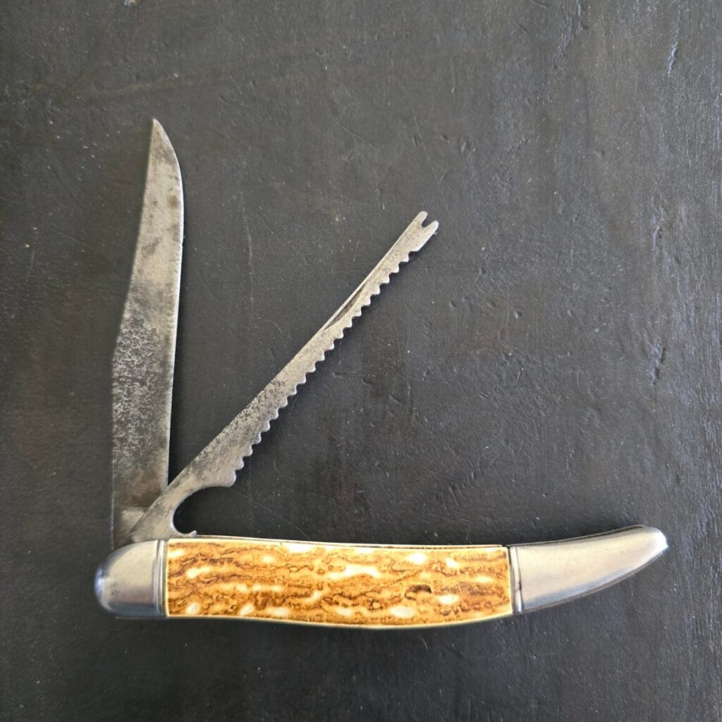 Imperial USA Fish Knife Toothpick (heavily used) knife for sale
