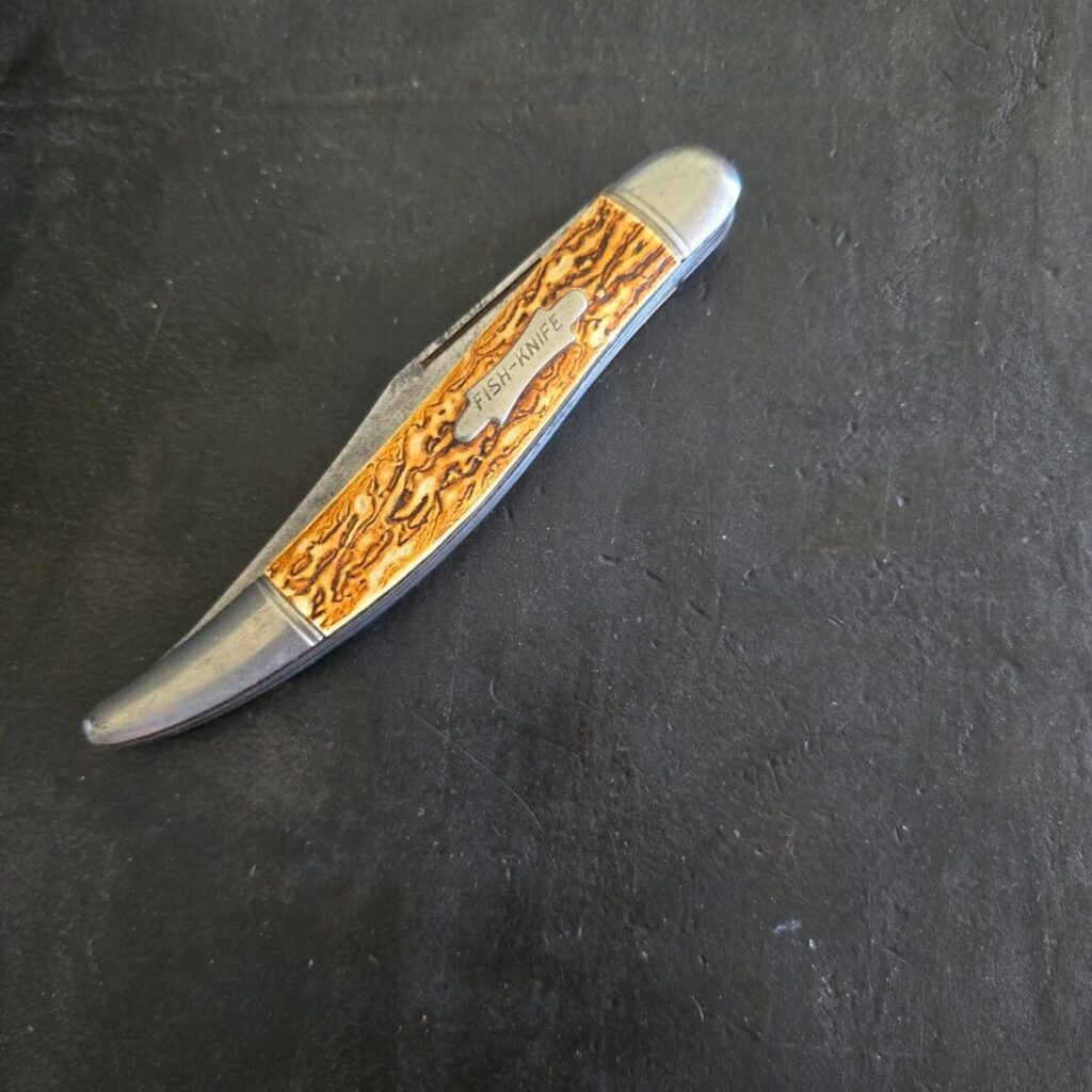 Imperial USA Fish Knife Toothpick (heavily used) knife for sale