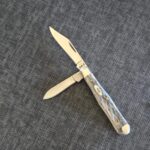 Case XX USA Pocket Worn Gray Bone Small Swell Center Jack 6225 1/2 ss No 58419 knife for sale