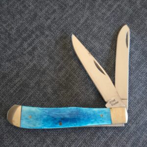 Frost Cutlery Trapper in Blue Bone