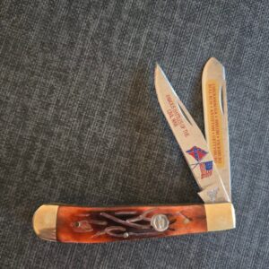 Frost Cutlery Trapper in Brown Bone