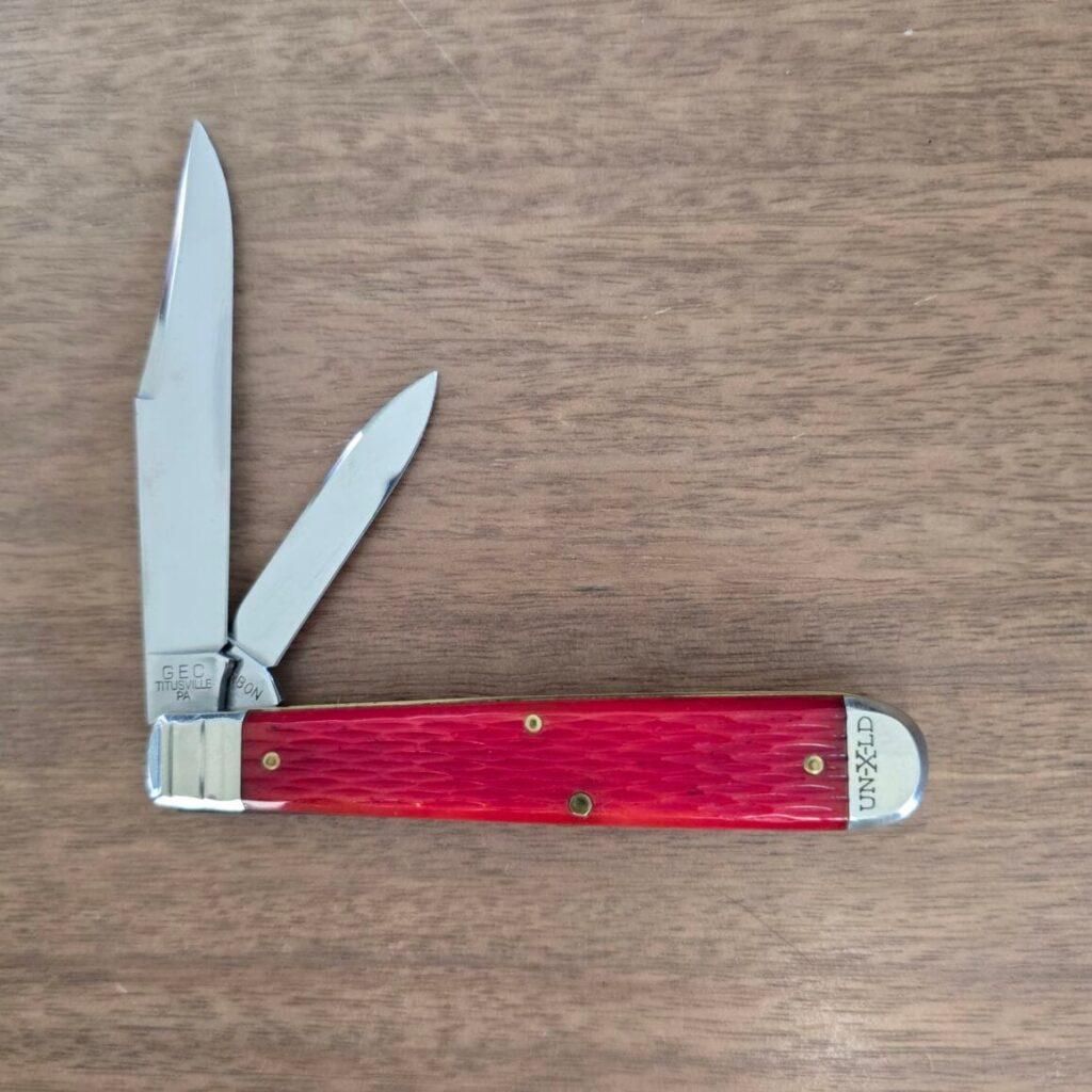 Great Eastern Cutlery #871223 Indian Paintbrush Jigged Bone knife for sale