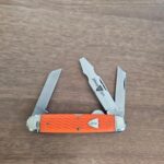 Great Eastern Cutlery #53E323 Jigged Orange Delrin PROTOTYPE