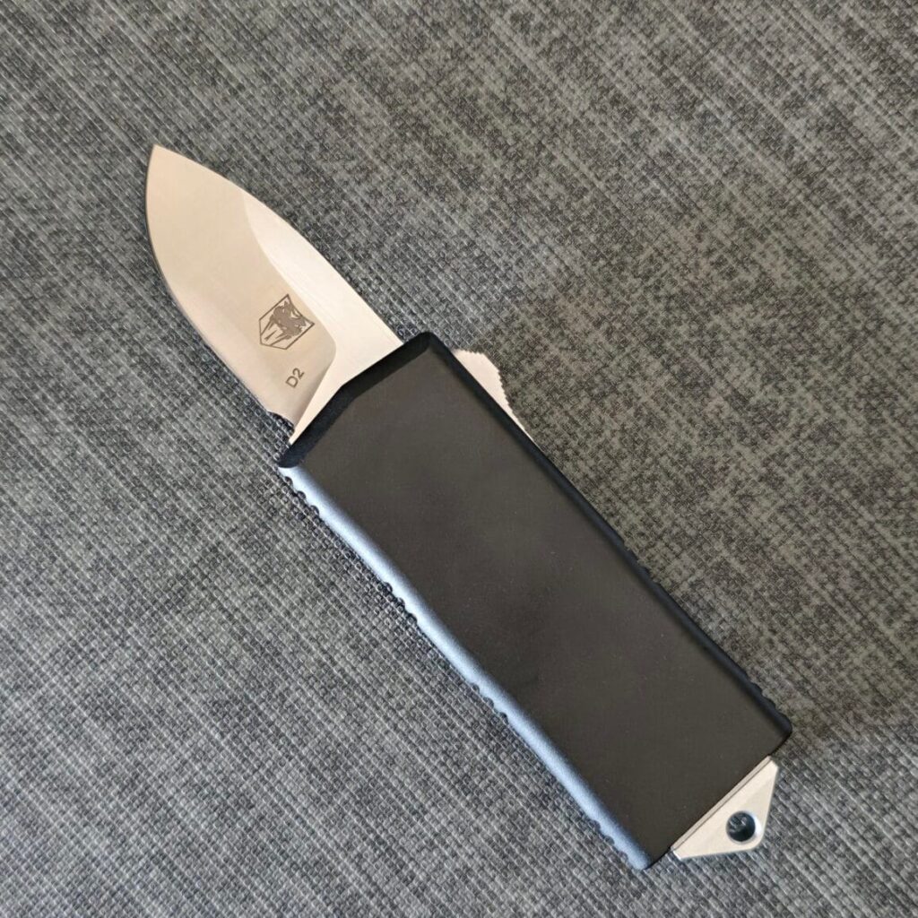 CobraTec Knives OTF Money Clip Black, Not Serrated – gallery image 3