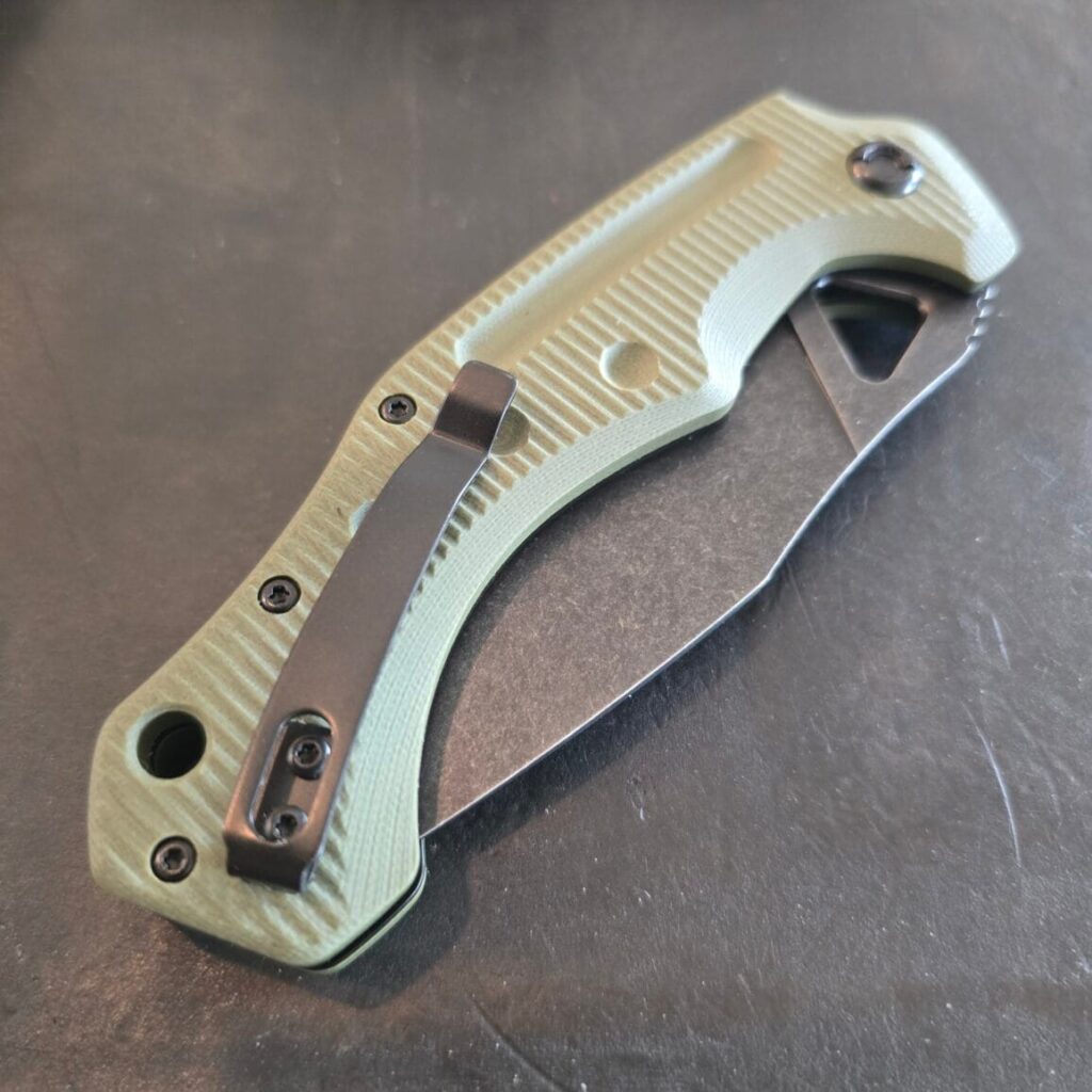 CobraTec Ryker in OD Green and D2 knife for sale