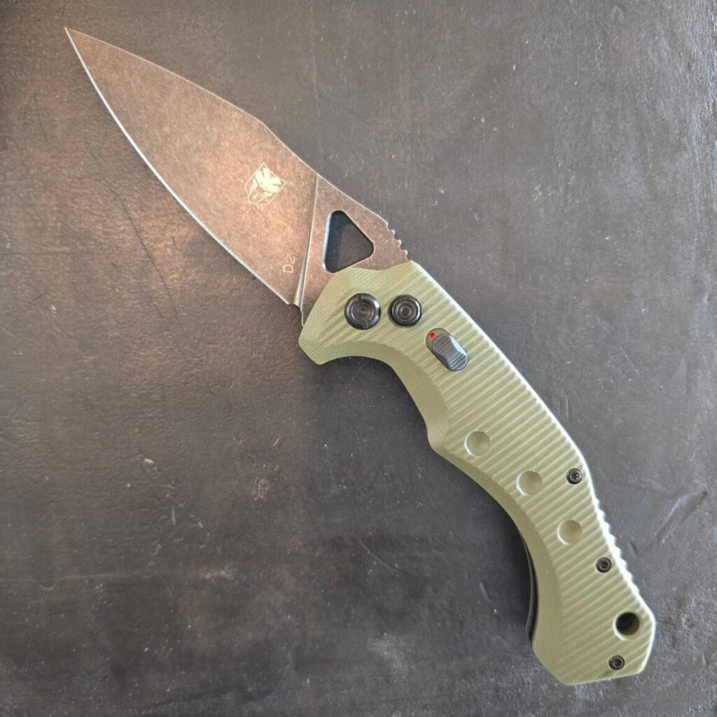 CobraTec Ryker in OD Green and D2 knife for sale