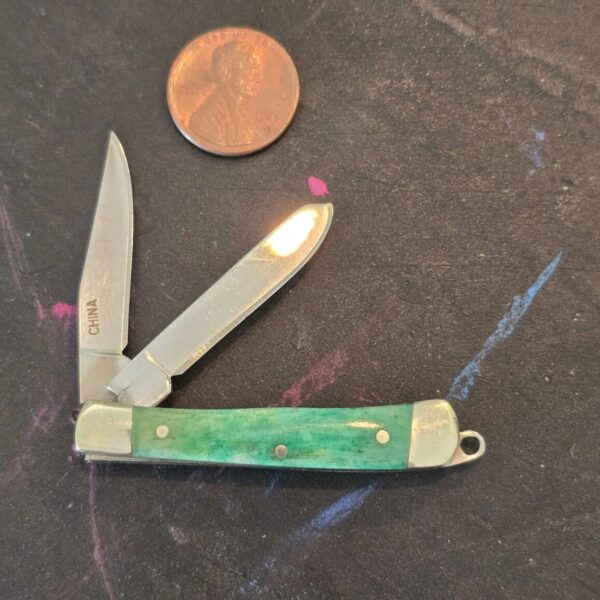 Rough Rider Tiny Green Bone Folder