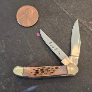 Rough Rider Tiny Brown Bone Folder