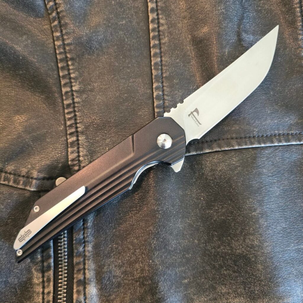 Brous Blades Jake Hoback Kwaiback Kwaiken Folding Pocket Knife in Aluminum and D2 USA 6/1/2018 Limited Run, SN 194 of 500 knife for sale