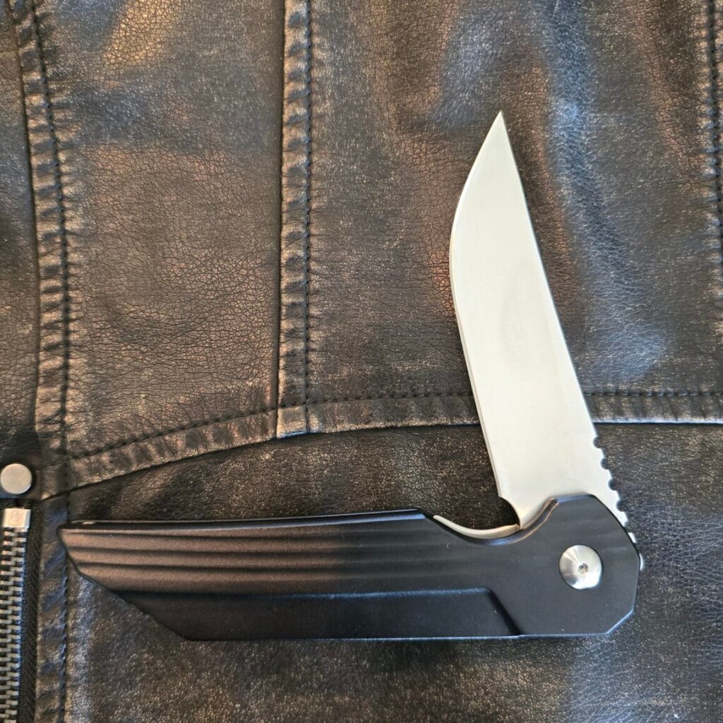 Brous Blades Jake Hoback Kwaiback Kwaiken Folding Pocket Knife in Aluminum and D2 USA 6/1/2018 Limited Run, SN 194 of 500 knife for sale
