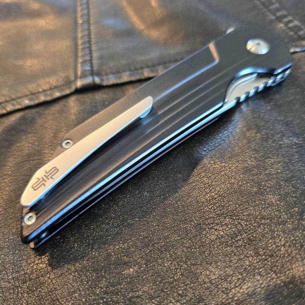 Brous Blades Jake Hoback Kwaiback Kwaiken Folding Pocket Knife in Aluminum and D2 USA 6/1/2018 Limited Run, SN 194 of 500 knife for sale